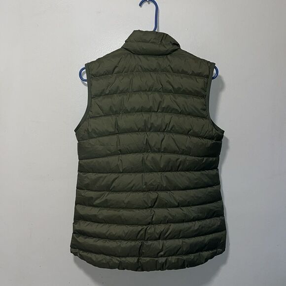 NWOT WOMEN’S SIZE MEDIUM RHEA RIDGE OLIVE GREEN MOUNTAIN HARDWEAR DOWN VEST - Picture 2 of 7